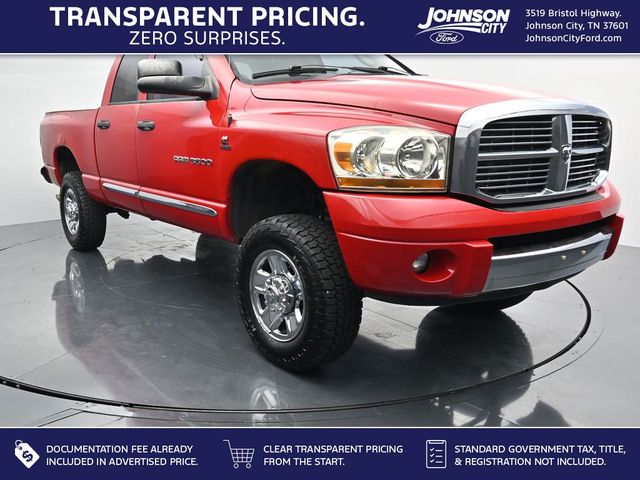 Flame Red 2006 Dodge RAM 3500 Pickup Truck Four-Wheel Drive 4-Speed Automatic