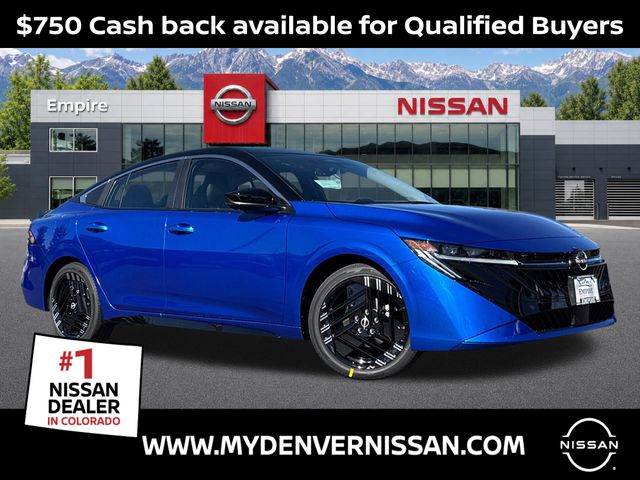 Black (Bluestone Pearl/Super Blk) 2026 Nissan Sentra Sedan Front-Wheel Drive Continuously Variable Transmission