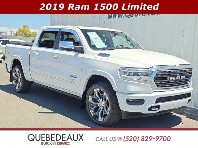 Ivory White 2019 RAM 1500 Pickup Truck Four-Wheel Drive 8-Speed Automatic