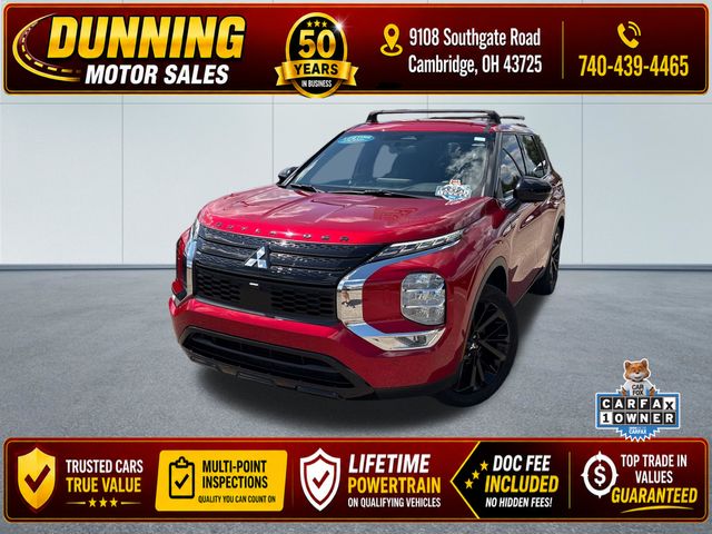 Red Diamond 2023 Mitsubishi Outlander SUV / Crossover All-Wheel Drive Continuously Variable Transmission