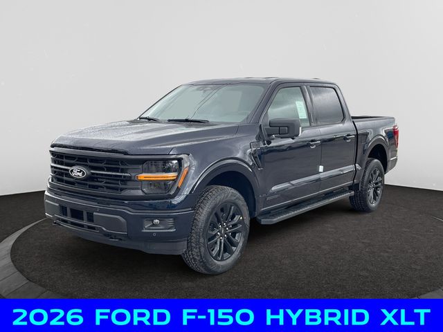 Blue Metallic 2026 Ford F-150 Pickup Truck Four-Wheel Drive Automatic