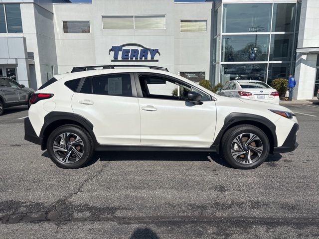 Crystal White Pearl 2025 Subaru Crosstrek Premium AWD SUV / Crossover All-Wheel Drive Continuously Variable Transmission