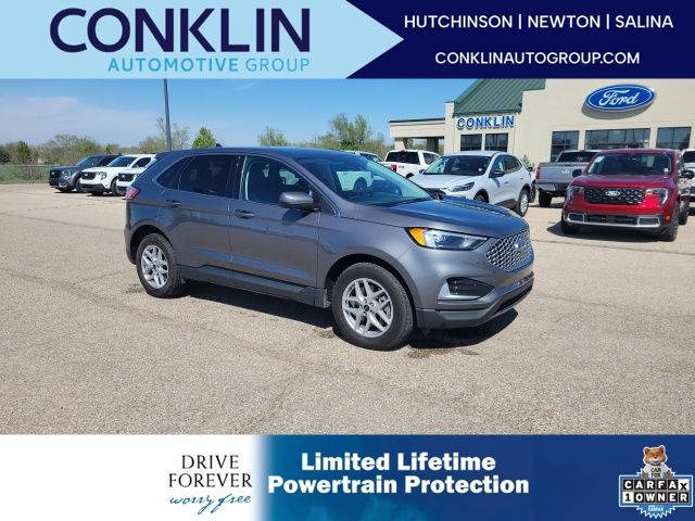Gray Metallic 2024 Ford Edge SUV / Crossover All-Wheel Drive 8-Speed Automatic