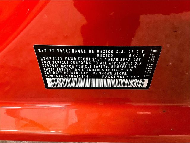 2019 Volkswagen Jetta 1.4T S Orange at Carlisle Cadillac Buick GMC
