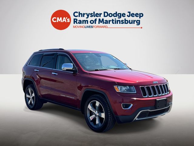 Deep Cherry Red Crystal Pearlcoat 2015 Jeep Grand Cherokee Limited 4WD SUV / Crossover Four-Wheel Drive 8-Speed Automatic