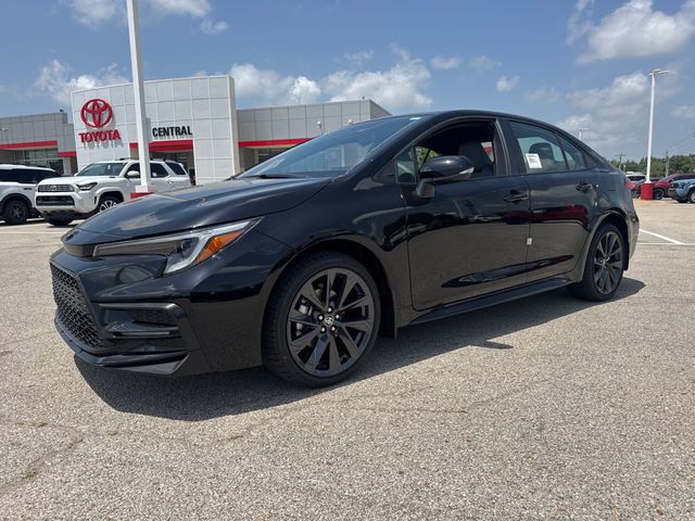 Midnight Black Metallic 2026 Toyota Corolla Sedan Front-Wheel Drive Continuously Variable Transmission