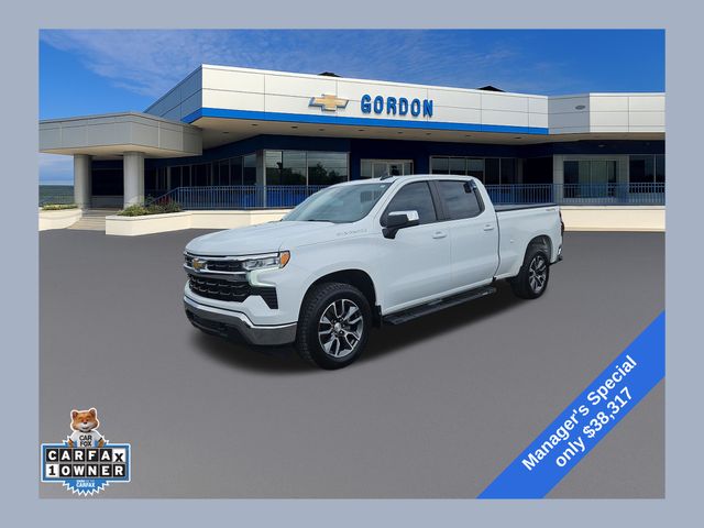 Summit White 2023 Chevrolet Silverado 1500 Pickup Truck Four-Wheel Drive Automatic