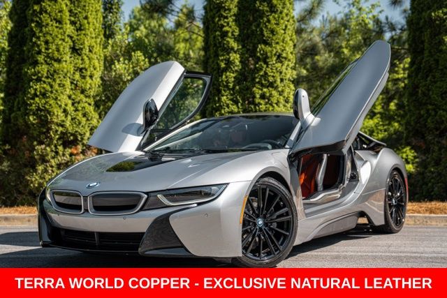 Individual Donington Gray Met w/Frozen Gray Accent 2019 BMW i8 Coupe All-Wheel Drive 6-Speed Automatic