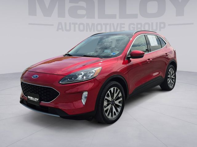 Red Metallic 2020 Ford Escape Titanium AWD SUV / Crossover All-Wheel Drive 8-Speed Automatic