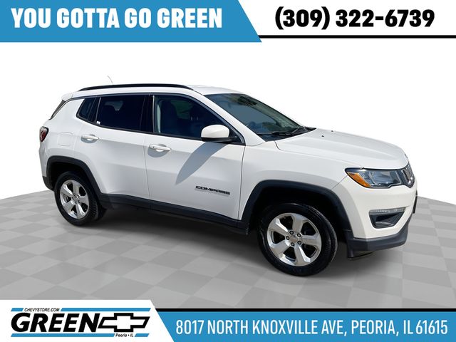 White Clearcoat 2021 Jeep Compass SUV / Crossover Four-Wheel Drive 9-Speed Automatic