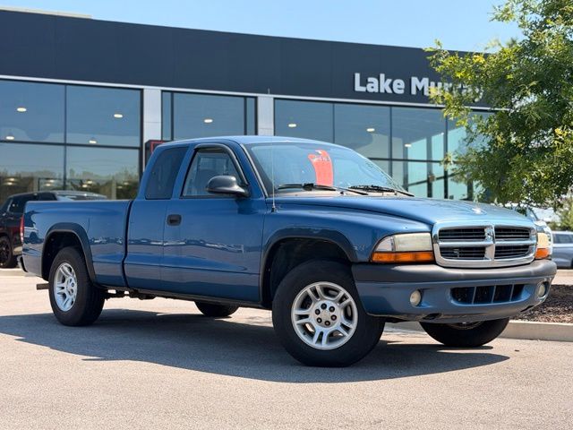 Atlantic Blue Pearl 2004 Dodge Dakota Sport Club Cab RWD Pickup Truck Rear-Wheel Drive 5-Speed Automatic