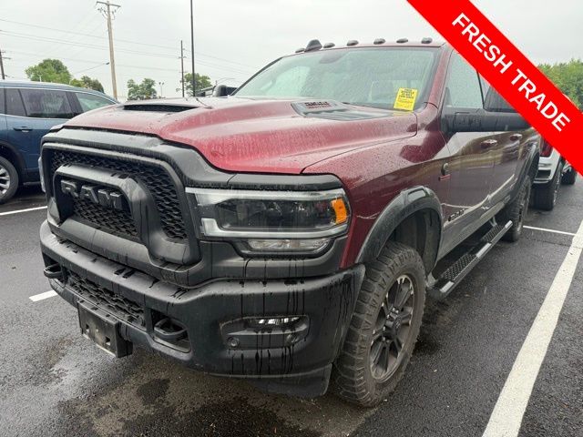 Delmonico Red Pearlcoat 2023 RAM 2500 Rebel Crew Cab 4WD Pickup Truck Four-Wheel Drive 6-Speed Automatic