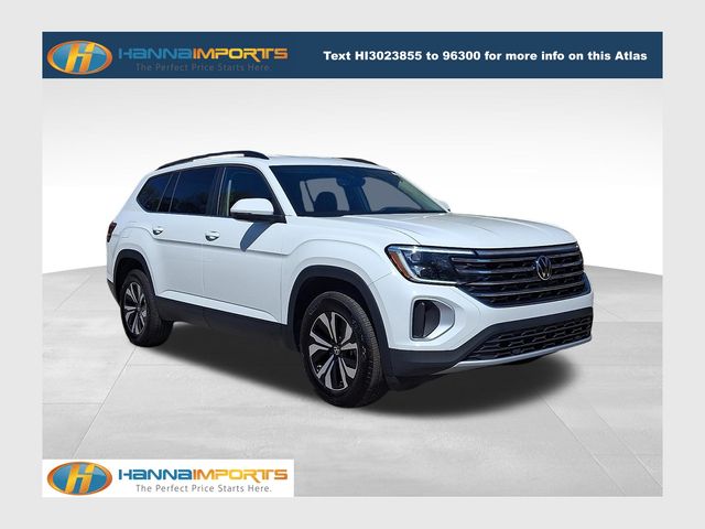 Pure White 2025 Volkswagen Atlas SE FWD SUV / Crossover Front-Wheel Drive 8-Speed Automatic