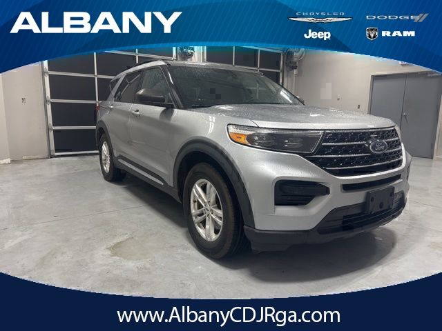 Silver Metallic 2020 Ford Explorer XLT RWD SUV / Crossover Rear-Wheel Drive Automatic