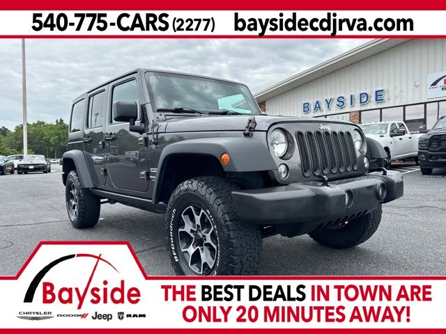 Gray (Granite Crystal Metallic Clearcoat) 2018 Jeep Wrangler SUV / Crossover Four-Wheel Drive 5-Speed Automatic