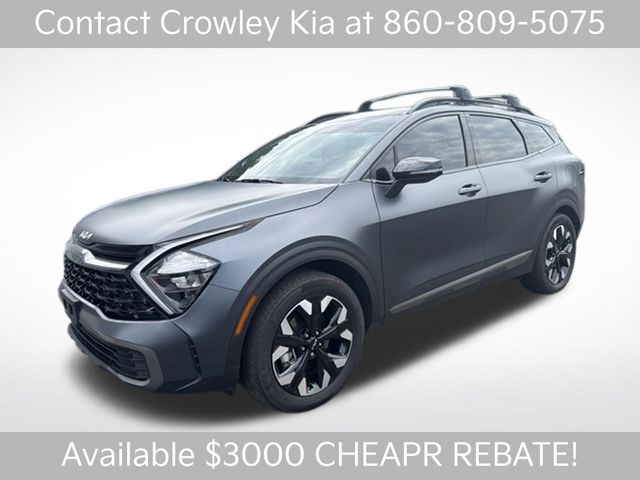 Shadow Matte Gray 2023 Kia Sportage Hybrid Plug-In SUV / Crossover All-Wheel Drive 6-Speed Automatic