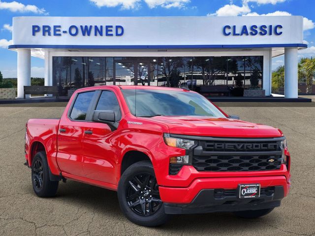 2022 Chevrolet Silverado 1500 Custom Red at Gullo Toyota