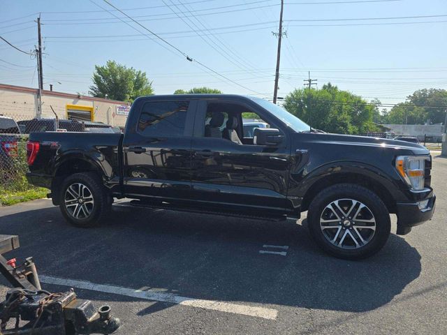 Black Metallic 2022 Ford F-150 Pickup Truck Four-Wheel Drive Automatic