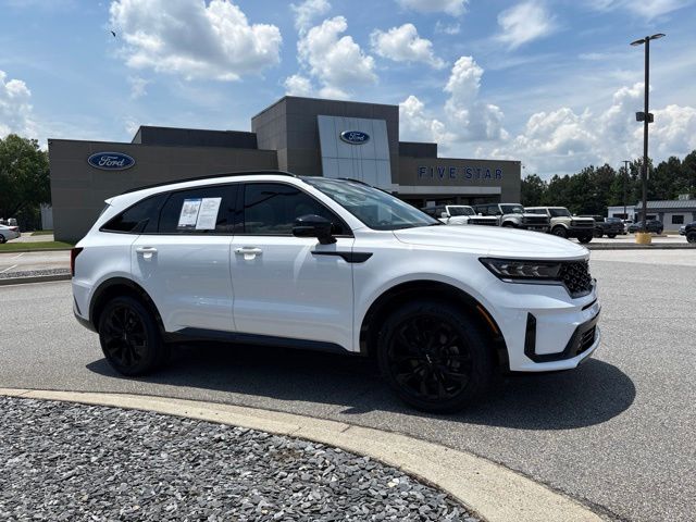 Glacial White Pearl 2022 Kia Sorento SX FWD SUV / Crossover Front-Wheel Drive 8-Speed Dual Clutch