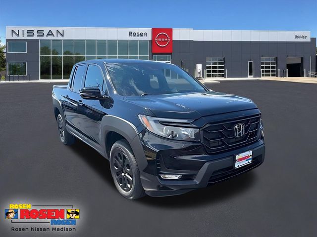 Black 2023 Honda Ridgeline Pickup Truck All-Wheel Drive 9-Speed Automatic