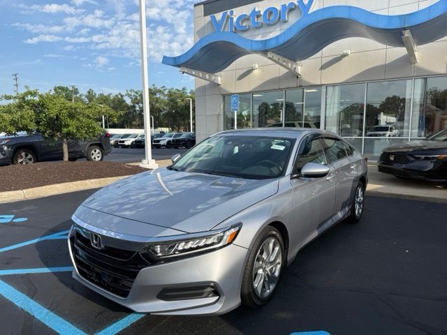 Lunar Silver Metallic 2018 Honda Accord Sedan Front-Wheel Drive Continuously Variable Transmission