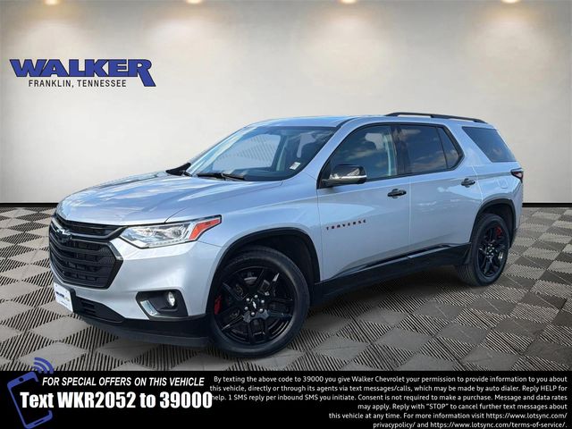 Silver Ice Metallic 2021 Chevrolet Traverse SUV / Crossover Four-Wheel Drive 9-Speed Automatic