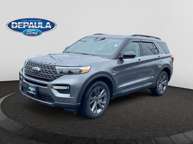 Gray Metallic 2023 Ford Explorer XLT AWD SUV / Crossover All-Wheel Drive Automatic
