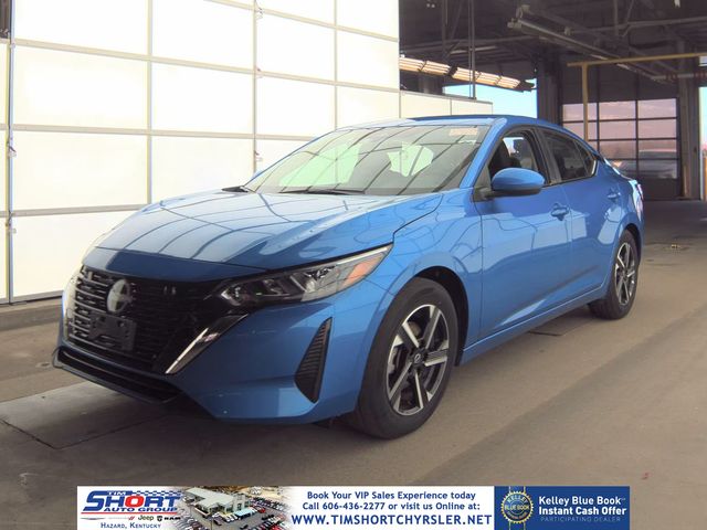 Electric Blue Metallic 2025 Nissan Sentra SV FWD Sedan Front-Wheel Drive Continuously Variable Transmission