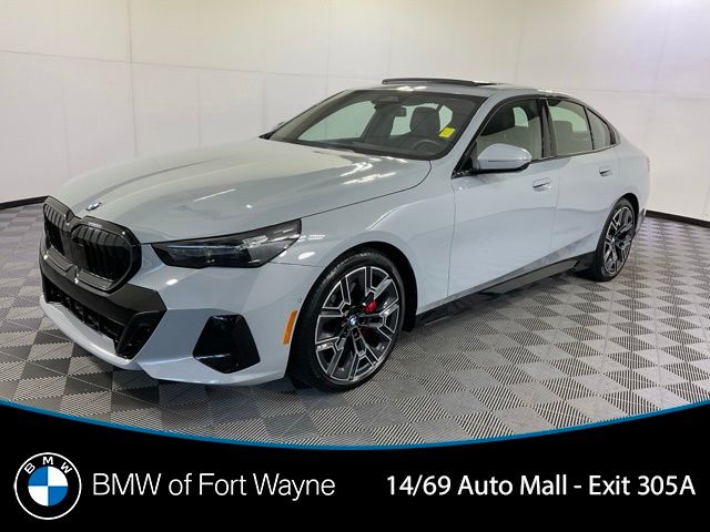 Brooklyn Gray Metallic 2024 BMW 5 Series Sedan All-Wheel Drive 8-Speed Automatic