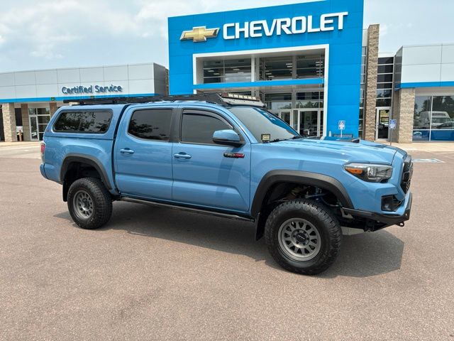 Blue 2018 Toyota Tacoma Pickup Truck Four-Wheel Drive 6-Speed Automatic