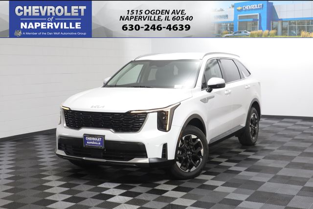 Glacial White Pearl 2024 Kia Sorento SUV / Crossover All-Wheel Drive 8-Speed Automatic