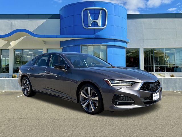 Gray 2021 Acura TLX Sedan All-Wheel Drive Automatic