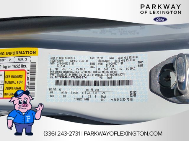 New 2026 White Ford XLT image 32