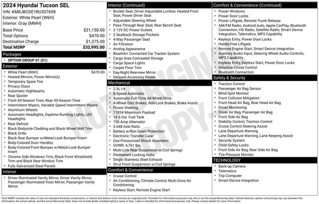 Used 2024 Hyundai Tucson For Sale in Indianapolis, IN