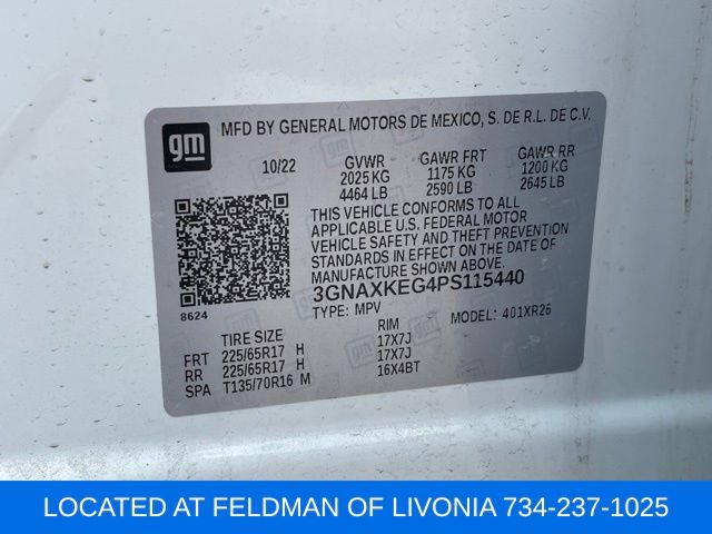 Used 2023 Chevrolet Equinox For Sale in Livonia, MI