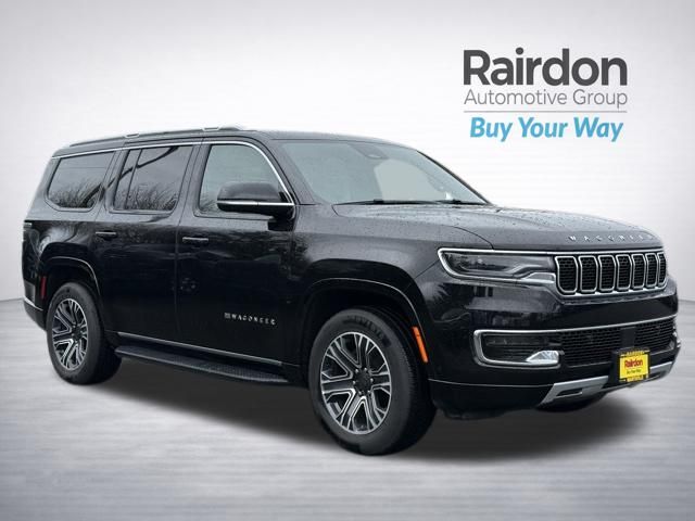 Diamond Black Crystal Pearlcoat 2024 Jeep Wagoneer Series II 4WD SUV / Crossover Four-Wheel Drive 8-Speed Automatic
