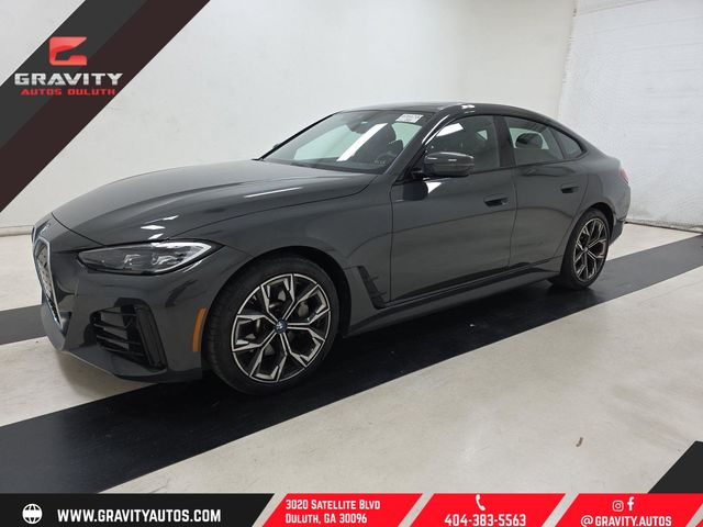 Individual Dravit Gray Metallic 2023 BMW i4 Sedan Rear-Wheel Drive Automatic