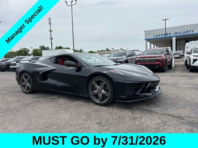 Black 2026 Chevrolet Corvette Coupe Rear-Wheel Drive 8-Speed Dual Clutch