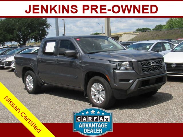 Gray (Gun Metallic) 2022 Nissan Frontier Pickup Truck 4X2 9-Speed Automatic