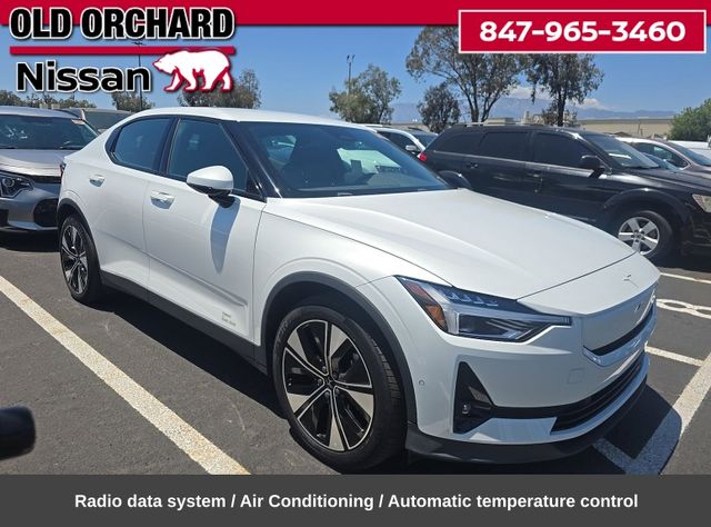 White 2024 Polestar 2 Sedan All-Wheel Drive 1-Speed Automatic