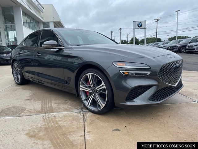 Makalu Gray 2024 Genesis G70 Sedan Rear-Wheel Drive 8-Speed Automatic