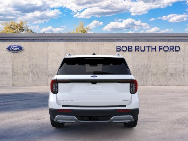 2026 Ford Explorer Platinum White at Bob Ruth Ford