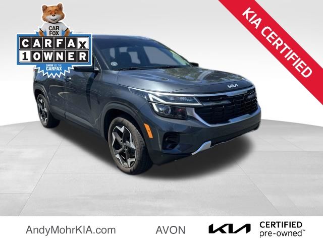 Gray 2025 Kia Seltos SUV / Crossover Front-Wheel Drive Continuously Variable Transmission