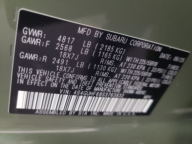 2025 – Subaru – Crosstrek