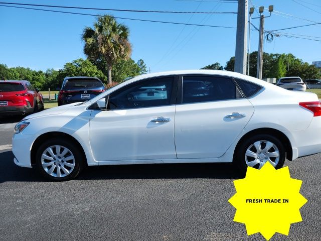 2017 Nissan Sentra SV White at Coastal Chevrolet Cadillac
