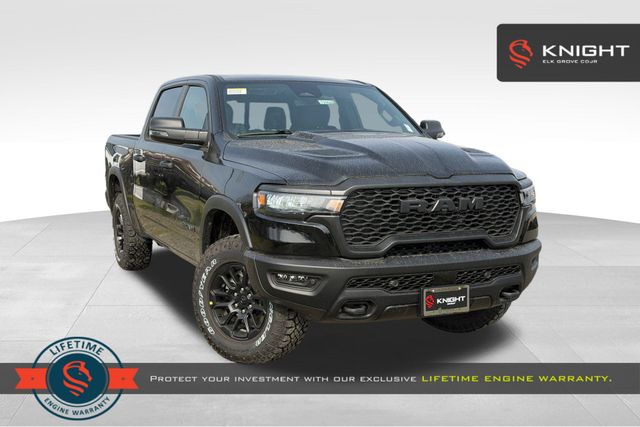 Diamond Black Crystal Pearlcoat 2026 RAM 1500 Pickup Truck Four-Wheel Drive 8-Speed Automatic