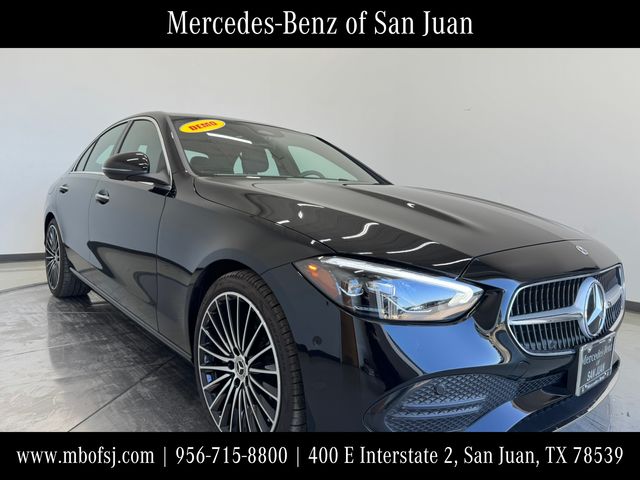 Black 2026 Mercedes-Benz C-Class C 300 RWD Sedan Rear-Wheel Drive 9-Speed Automatic