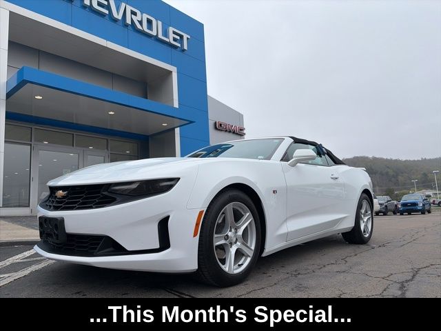 Summit White 2023 Chevrolet Camaro Convertible Rear-Wheel Drive Automatic