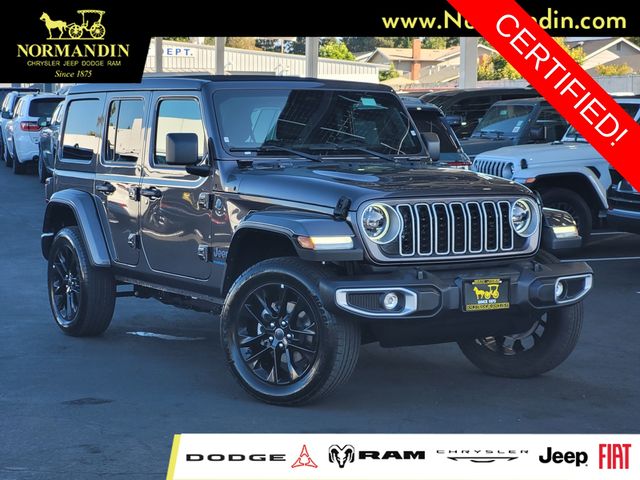 Gray (Granite Crystal Metallic Clearcoat) 2025 Jeep Wrangler 4xe SUV / Crossover Four-Wheel Drive 8-Speed Automatic