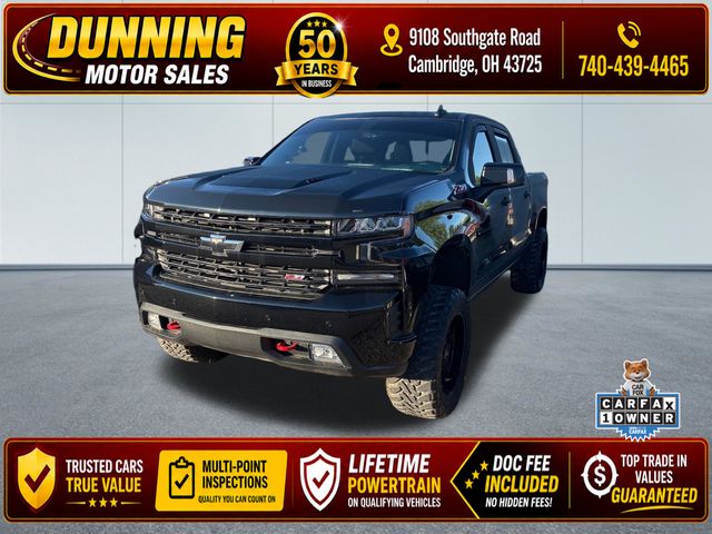 Black 2021 Chevrolet Silverado 1500 Pickup Truck Four-Wheel Drive Automatic